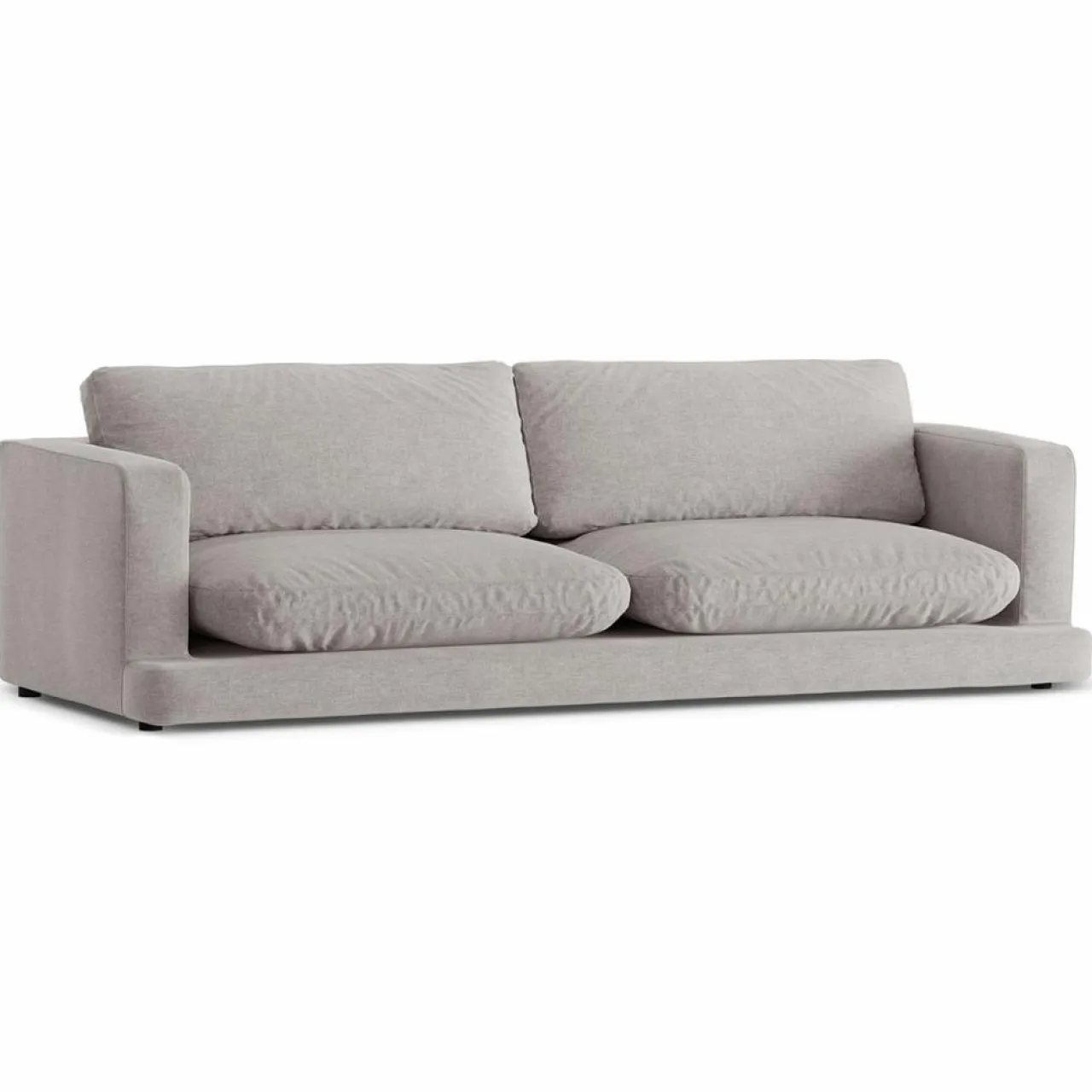 Canapé Daphne 4 Places Gris chaud - 240x105x86 cm