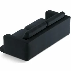 Canapé Daphne 3 Places Noir - 210x105x86 cm