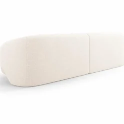 Canapé Linden Chenille 4 Places beige clair - 304x102x72 cm