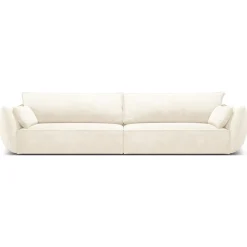 Canapé Vanda 4 Places beige clair - 248x100x85 cm