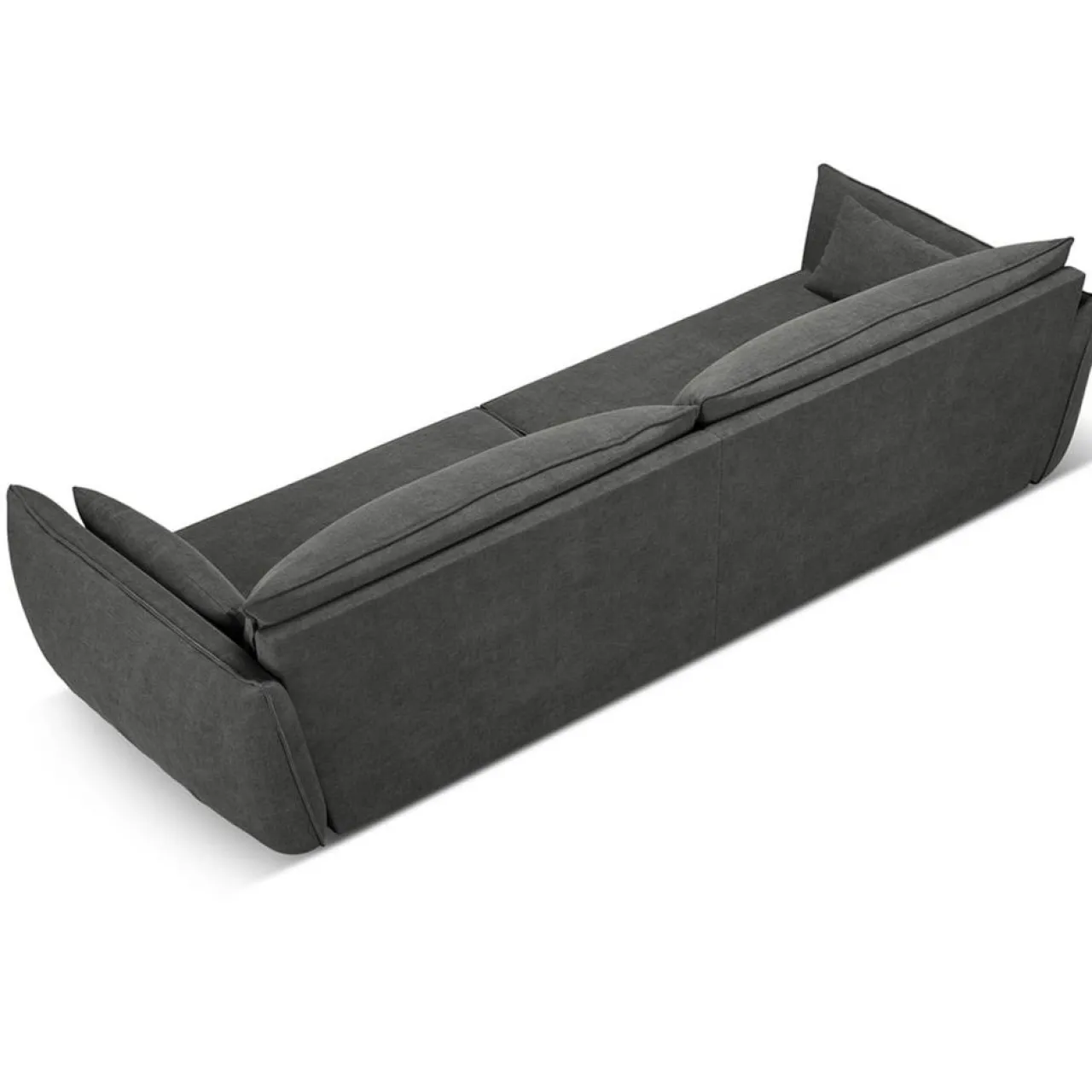 Canapé Vanda 4 Places gris foncé - 248x100x85 cm