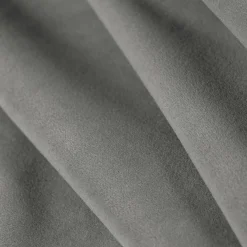 Canapé Velours Aster 3 Places gris clair - 214x102x75 cm