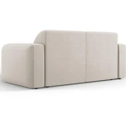 Canapé Velours Jasmin 2 Places beige - 170x95x72 cm