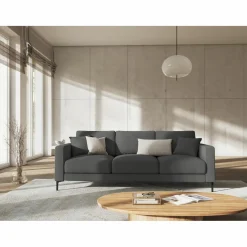 Canapé Venus 3 Places gris foncé - 220x92x90 cm