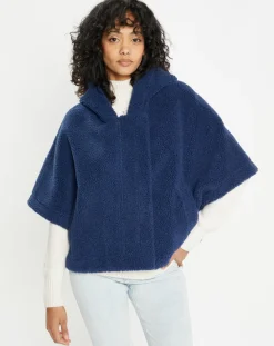 Cape en Fausse Fourrure Td02 Mont indigo
