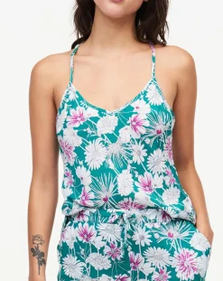 Caraco Naya imprimé grandes fleurs multicolore