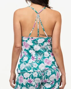 Caraco Naya imprimé grandes fleurs multicolore