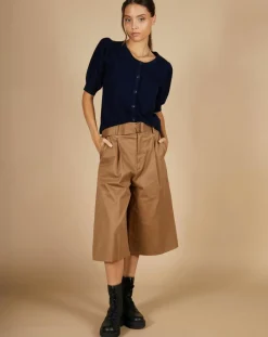 Cardigan 100% Cachemire Claire manches ballon nuit