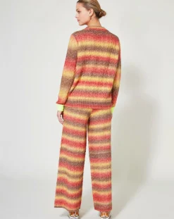 Cardigan Arc-en-ciel kaki