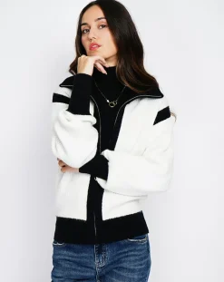 Cardigan en Cachemire mélangé Claudia naturel