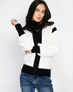 Cardigan en Cachemire mélangé Claudia naturel