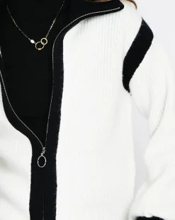 Cardigan en Cachemire mélangé Claudia naturel