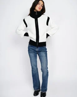 Cardigan en Cachemire mélangé Claudia naturel