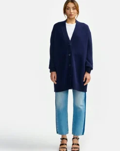 Cardigan en Laine & Coton Gadand america