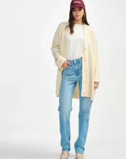 Cardigan en Laine & Coton Gadand natural