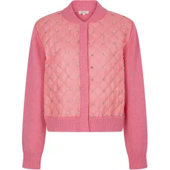 Cardigan en Laine mélangée Nuage rose