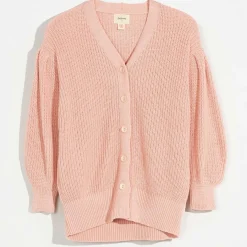 Cardigan Gelod rosette