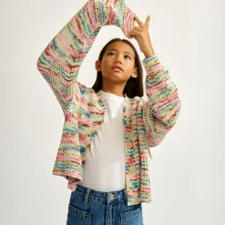 Cardigan Getafe tricoté multicolore