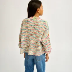 Cardigan Getafe tricoté multicolore