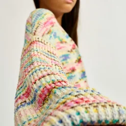 Cardigan Getafe tricoté multicolore