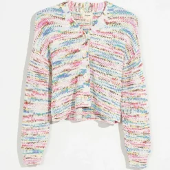 Cardigan Getafe tricoté multicolore