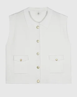 Cardigan Levamaya blanc