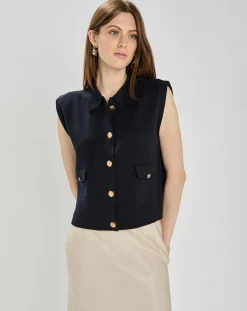 Cardigan Levamaya marine