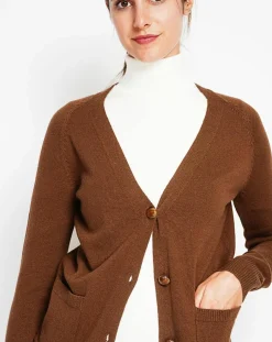 Cardigan Manon marron