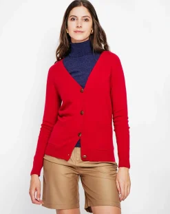 Cardigan Manon rouge