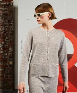 Cardigan Molly Double Face marron camel