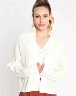Cardigan ouvert blanc
