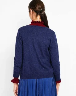 Cardigan Perrine bleu nuit