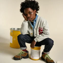 Cardigan Sander gris clair