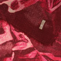 Carré en Laine mélangée Allure fuchsia - 120x120 cm