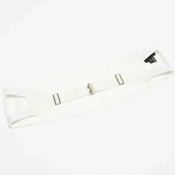 Ceinture de Smoking 100% Soie Roberto crème