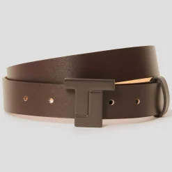 Ceinture en Cuir 8 Bis Belt chocolat
