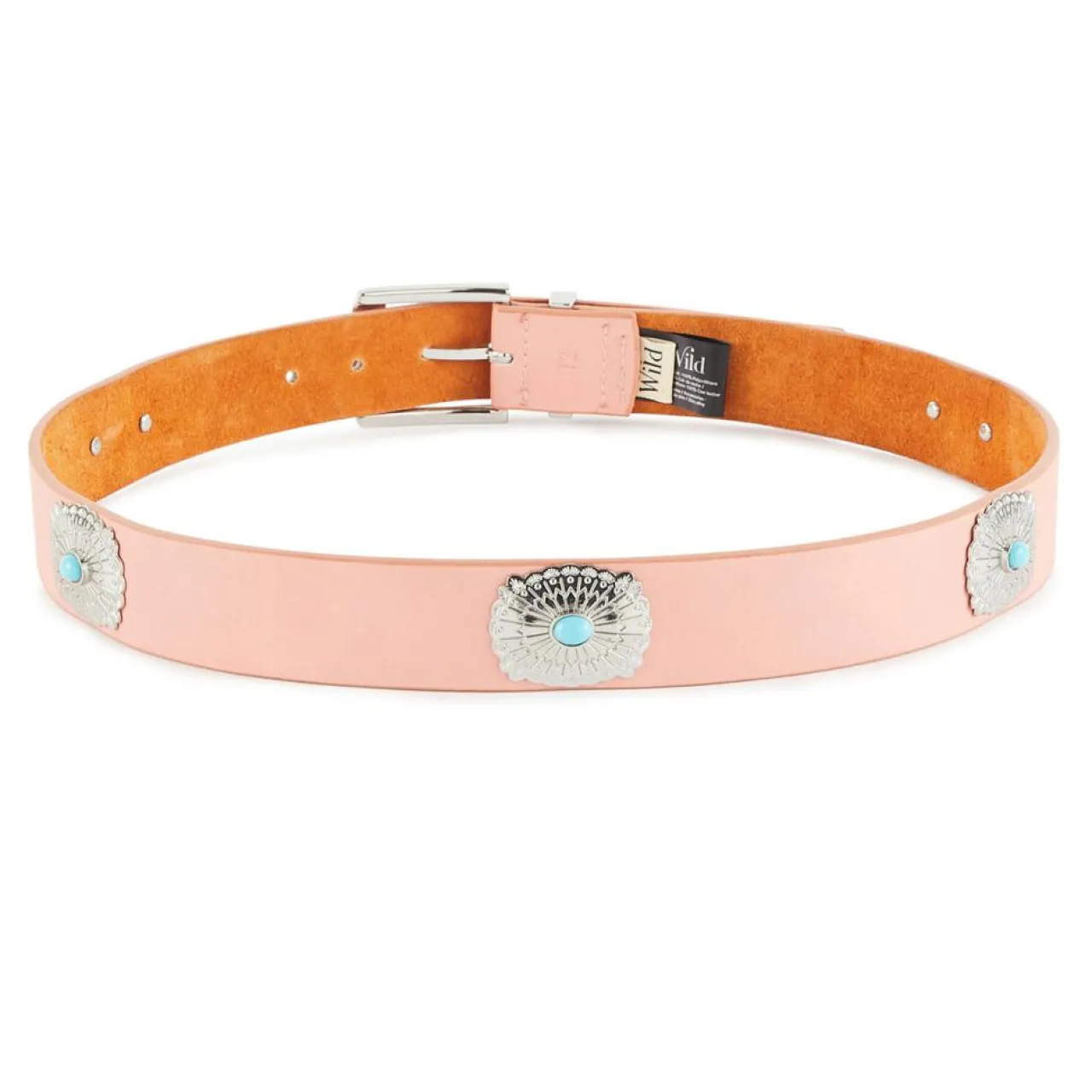 Ceinture en Cuir Kishi rose