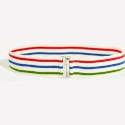 Ceinture Lelia rayée multicolore