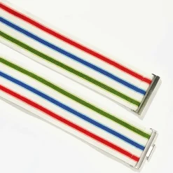 Ceinture Lelia rayée multicolore