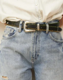 Ceinture tressée Renaldo noire