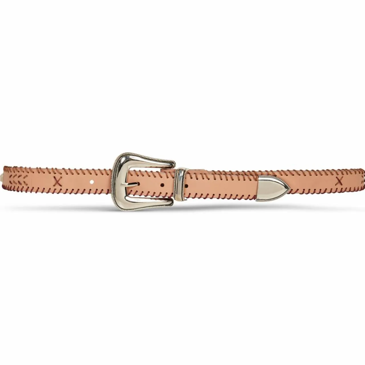 Ceinture tressée Renaldo rose