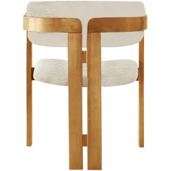 Chaise Co gris clair/chêne - 58x76x49 cm