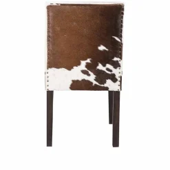 Chaise en peau de vache Acacia Savage Naturel - 46x50x88 cm