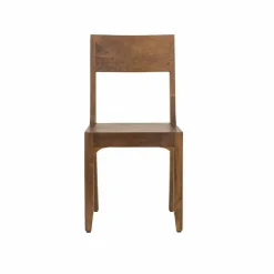 Chaise exotique marron Acacia Arad Marron - 43x50x85 cm