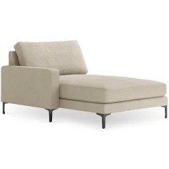 Chaise Longue Gauche Venus beige - 160x104x90 cm