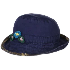 Chapeau Isolde en Coton bleu foncé