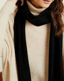 Écharpe 100% Cachemire Margaux noire