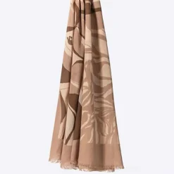 Écharpe 100% Coton Bio Onde sable - 70x200 cm