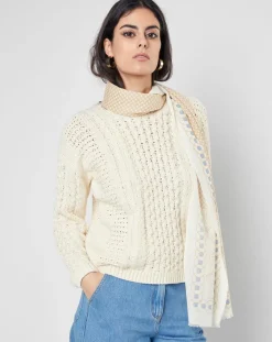 Écharpe Augustin écrue - 50x200 cm