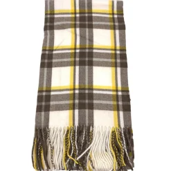 Écharpe Charline à carreaux beige